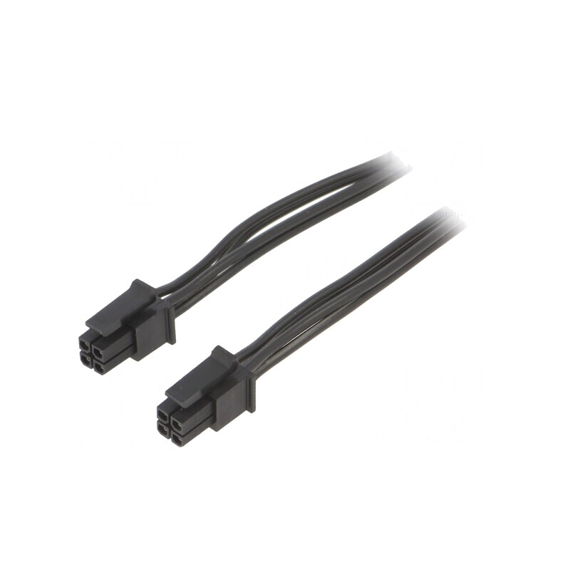 Cablu Micro-Fit 3.0 Mamă-Mamă 4 PIN 0.4m 4A PVC | Electronic-mag.ro | Componente Electronice