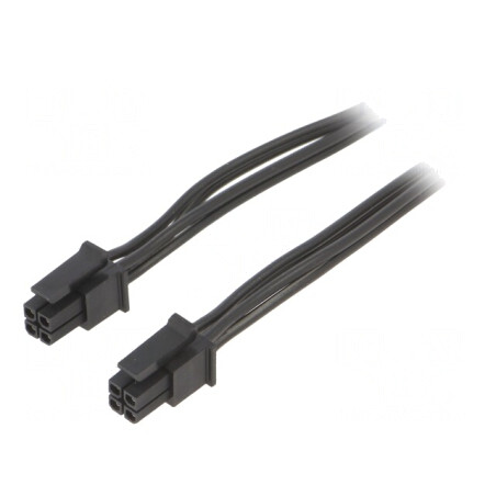 Cablu Micro-Fit 3.0 Mamă-Mamă 4 PIN 0.4m 4A PVC | Electronic-mag.ro | Componente Electronice