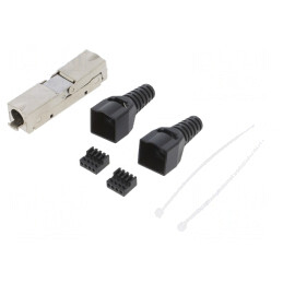 Adaptor Cat 6a Ecranat 8p8c 22-26AWG | Electronic-mag.ro | Componente Electronice