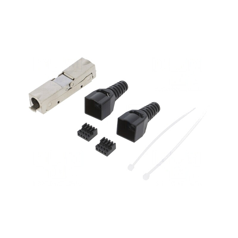 Adaptor Cat 6a Ecranat 8p8c 22-26AWG | Electronic-mag.ro | Componente Electronice Adaptor Cat 6a Ecranat 8p8c 22-26AWG | Electronic-mag.ro | Componente Electronice