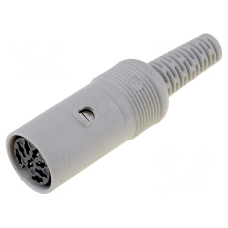 Mufă DIN 8 Pin Mamă Drept pe Cablu Lipire | Electronic-mag.ro | Componente Electronice