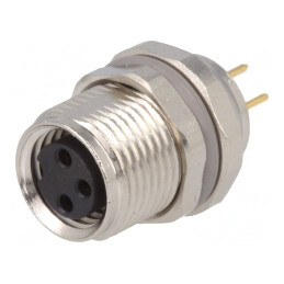 Conector M8 Mamă 3 Pini IP67 60V | Electronic-mag.ro | Componente Electronice