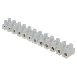 Regletă de Conexiuni Terminal cu Șurub 450V 6-10mm2 12 Piste | Electronic-mag.ro | Componente Electronice