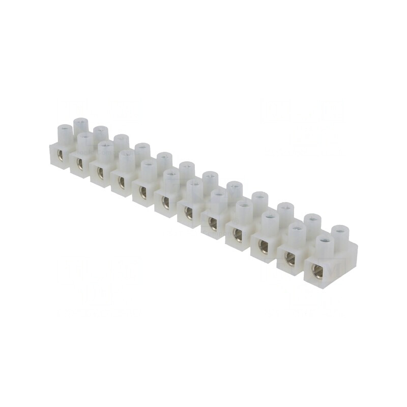 Regletă de Conexiuni Terminal cu Șurub 450V 6-10mm2 12 Piste | Electronic-mag.ro | Componente Electronice