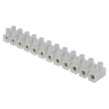 Regletă de Conexiuni Terminal cu Șurub 450V 6-10mm2 12 Piste | Electronic-mag.ro | Componente Electronice
