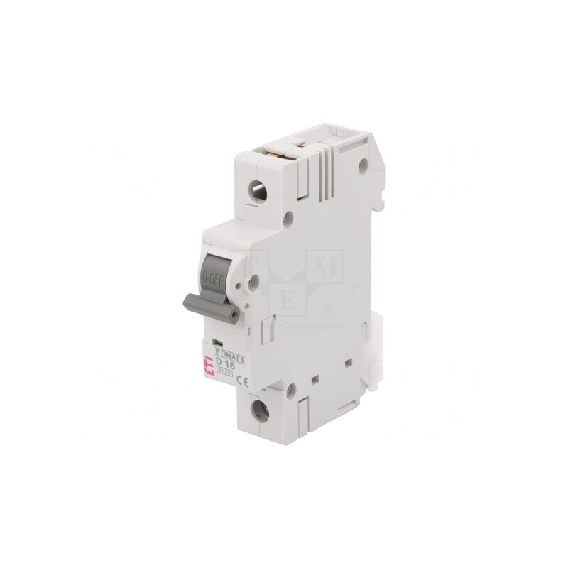 Întrerupător Supracurent 16A 230/400V 1P 6kA | Electronic-mag.ro | Componente Electronice