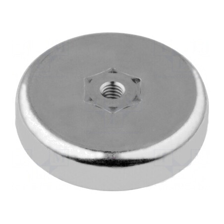 Magnet Fixare Ferită 90N Ø40mm M4 | Electronic-mag.ro | Componente Electronice