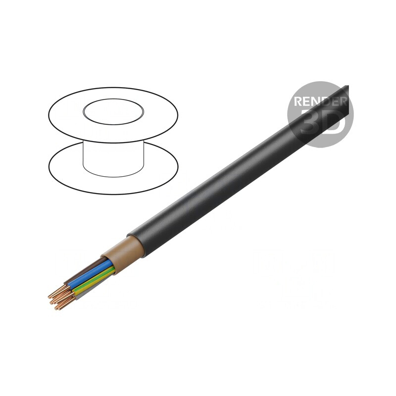 Cablu Electric NYY 10G1,5mm2 Negru 600V/1kV | Electronic-mag.ro | Componente Electronice Cablu Electric NYY 10G1,5mm2 Negru 600V/1kV | Electronic-mag.ro | Componente Electronice