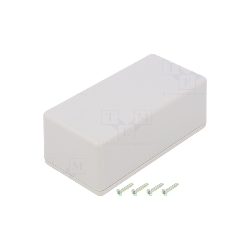 Carcasă Universală ABS Gri Deschis 65x130x50mm | Electronic-mag.ro | Componente Electronice