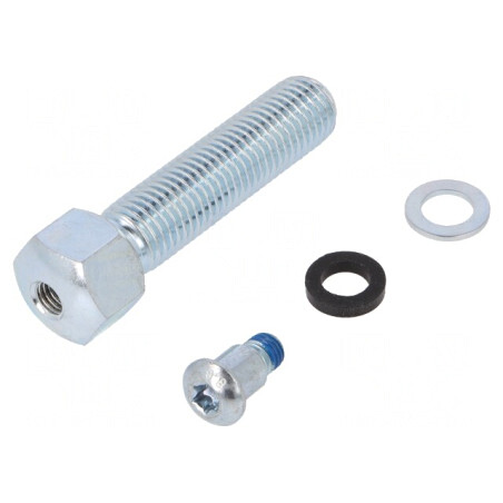 Ştift de Oțel Zincat M16, 66mm Filet | Electronic-mag.ro | Componente Electronice