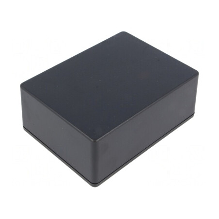Carcasă universală ABS neagră 82x110x44mm | Electronic-mag.ro | Componente Electronice