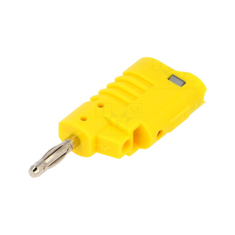 Mufă banană 4mm galbenă 36A | Electronic-mag.ro | Componente Electronice