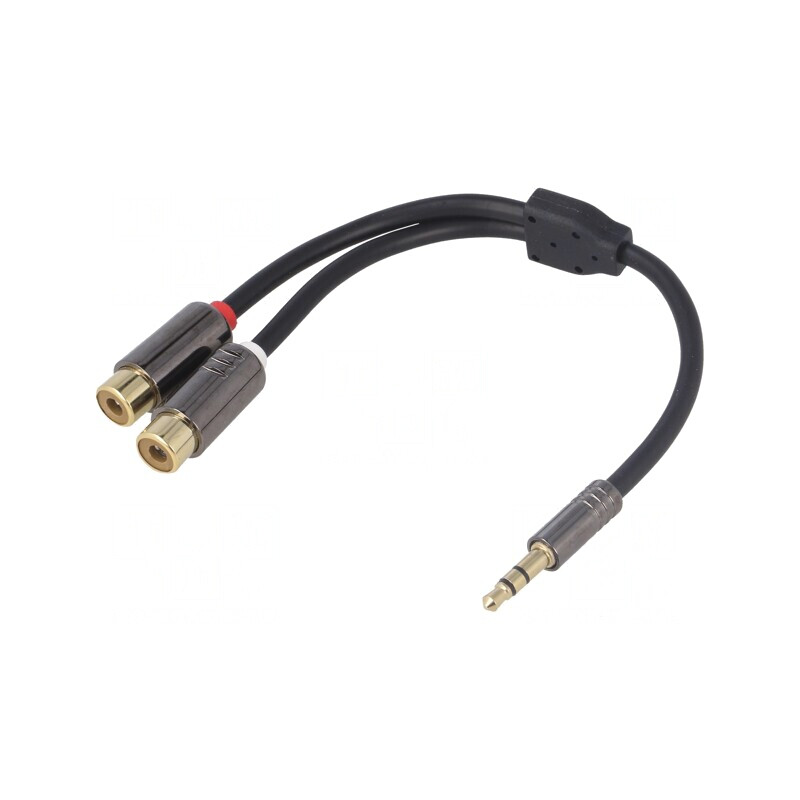 Cablu Jack 3,5mm la RCA Aurit 0,2m | Electronic-mag.ro | Componente Electronice Cablu Jack 3,5mm la RCA Aurit 0,2m | Electronic-mag.ro | Componente Electronice