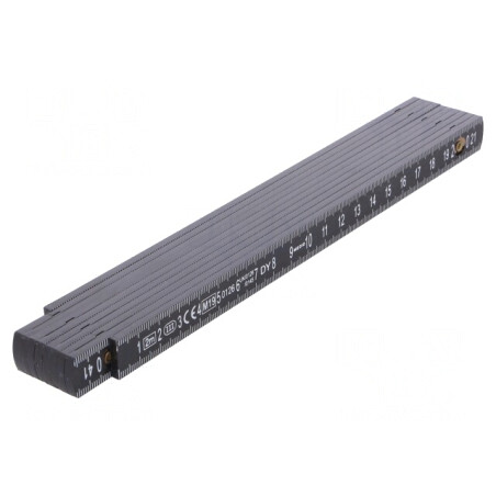 Riglă pliantă 2m neagră | Electronic-mag.ro | Componente Electronice