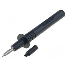 Terminal de măsurare negru 4mm 36A | Electronic-mag.ro | Componente Electronice
