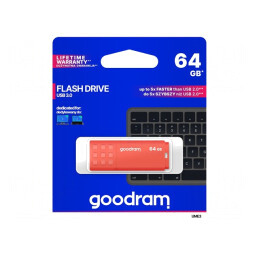 Memorie USB 3.0 64GB Portocalie | Electronic-mag.ro | Componente Electronice