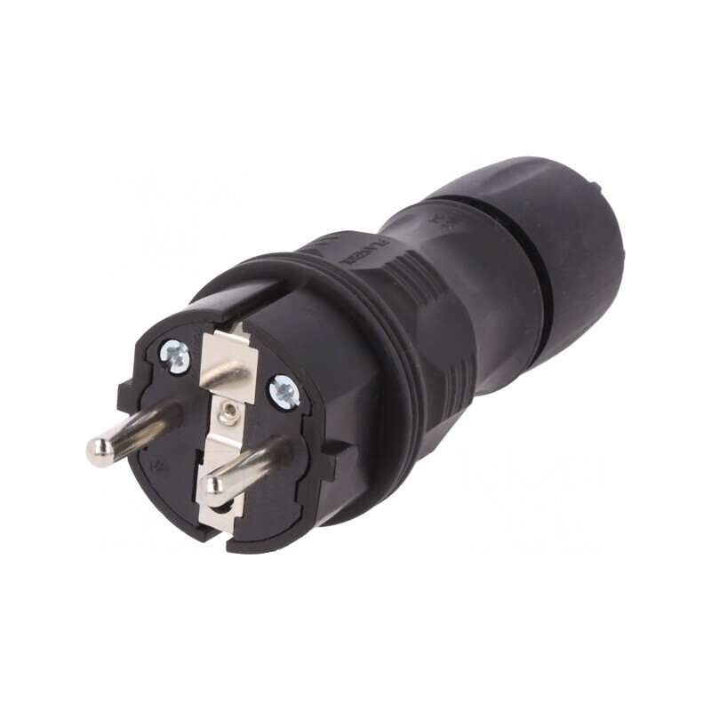 Conector de Alimentare AC Tată 2P PE 250VAC 16A pe Cablu | Electronic-mag.ro | Componente Electronice