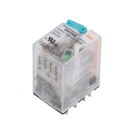 Releu Electromagnetic Industrial 4PDT 24V/DC 10A 240V/AC Cu Soclu | Electronic-mag.ro | Componente Electronice