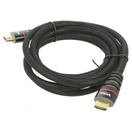 Cablu HDMI 1.4 PVC Textil 1.8m | Electronic-mag.ro | Componente Electronice
