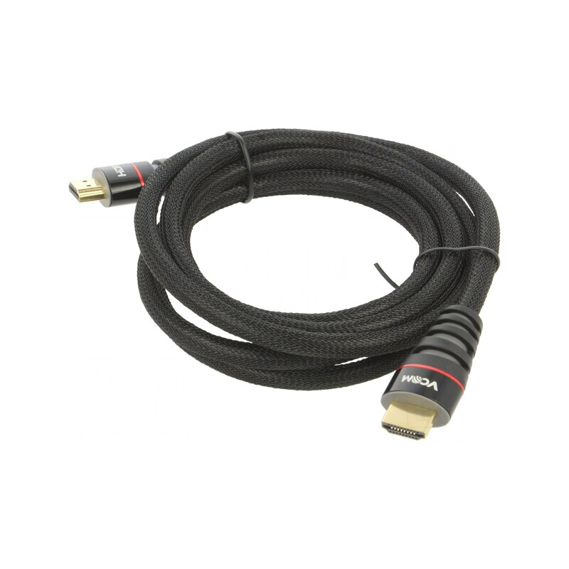 Cablu HDMI 1.4 PVC Textil 1.8m | Electronic-mag.ro | Componente Electronice