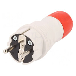 Conector alimentare AC tată 250V 16A pe cablu 