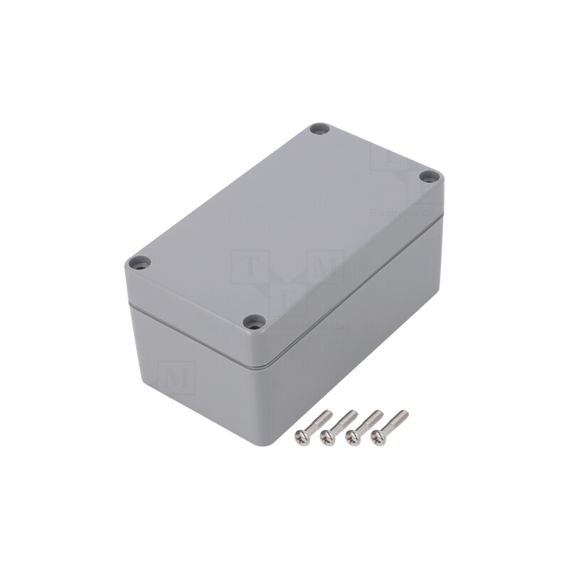 Carcasă universală ABS gri închis IP67 65x115x55 mm | Electronic-mag.ro | Componente Electronice