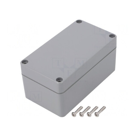 Carcasă universală ABS gri închis IP67 65x115x55 mm | Electronic-mag.ro | Componente Electronice