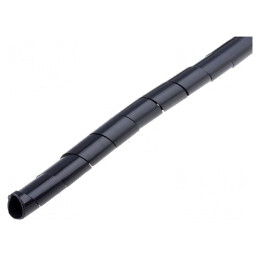 Înfășurare Spirală Polietilenă Neagră 5-20mm 10m | Electronic-mag.ro | Componente Electronice