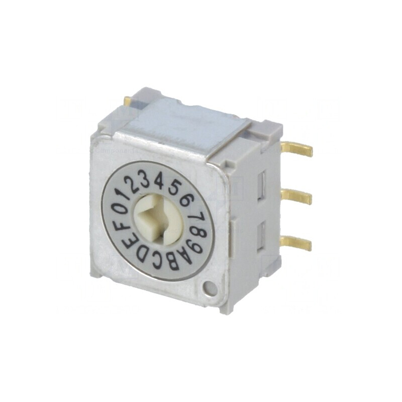 Întrerupător codificare HEX/BCD 16 poziții vertical ND3 | Electronic-mag.ro | Componente Electronice