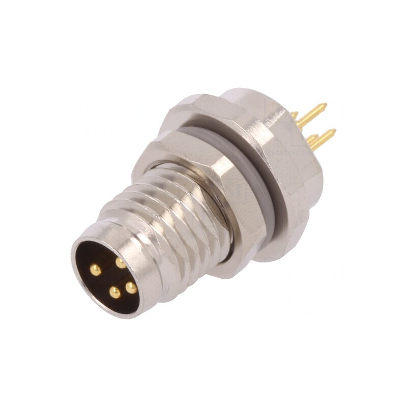Conector M8 Tată 4 Pin IP67 30V 2,5-4mm | Electronic-mag.ro | Componente Electronice
