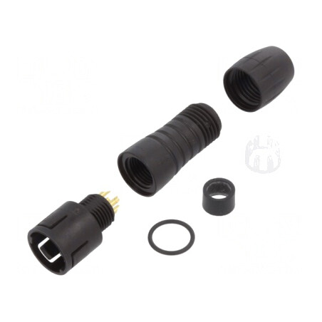 Mufă Circulară 4-PIN Aurită 2.5A | Electronic-mag.ro | Componente Electronice