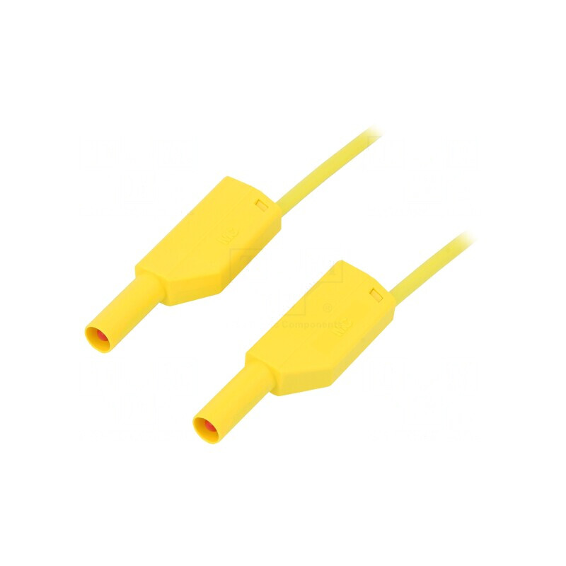 Cablu de măsurare 16A mufă banană 4 mm dublu | Electronic-mag.ro | Componente Electronice