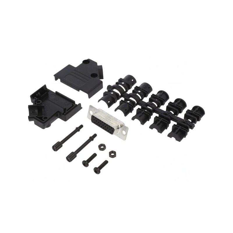 Conector D-Sub 26 PIN Mamă 45° Lipire Cablu Gold | Electronic-mag.ro | Componente Electronice