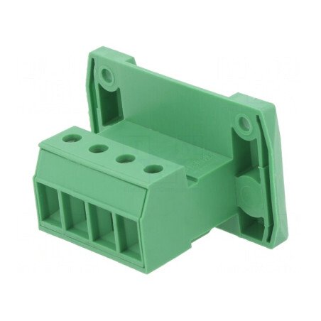 Regletă de Conexiuni Deconectabilă 4 Piste 7,62mm | Electronic-mag.ro | Componente Electronice