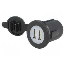 Încărcător USB Auto 2 Porturi 5V/2.1A