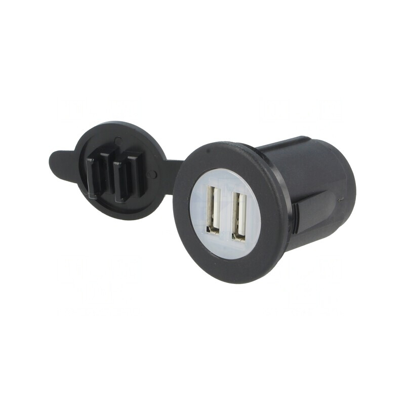 Încărcător USB Auto 2 Porturi 5V/2.1A | Electronic-mag.ro | Componente Electronice