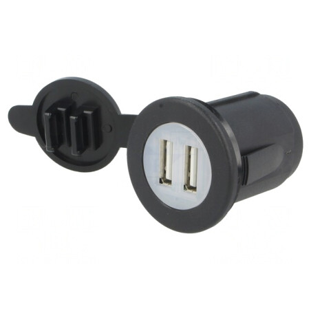 Încărcător USB Auto 2 Porturi 5V/2.1A | Electronic-mag.ro | Componente Electronice