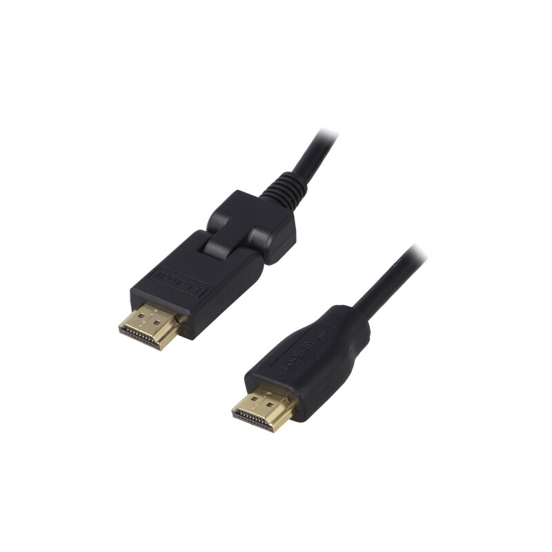 Cablu HDMI 1.4 cu Conector Mobil 90° 1,8m Negru | Electronic-mag.ro | Componente Electronice Cablu HDMI 1.4 cu Conector Mobil 90° 1,8m Negru | Electronic-mag.ro | Componente Electronice