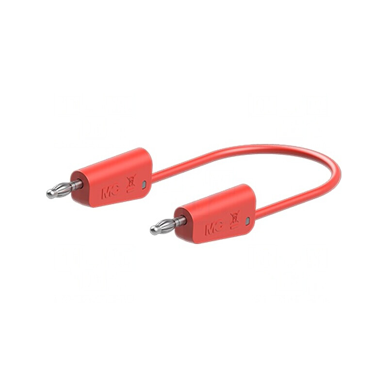 Cablu de măsurare 60VDC 30VAC 32A 4mm roșu | Electronic-mag.ro | Componente Electronice