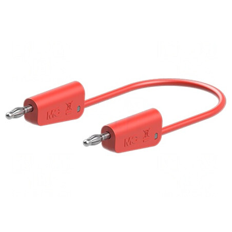 Cablu de măsurare 60VDC 30VAC 32A 4mm roșu | Electronic-mag.ro | Componente Electronice
