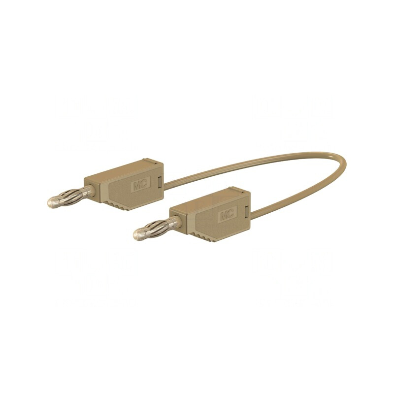Cablu de măsurare 60VDC 30VAC 32A 0,25m Maro | Electronic-mag.ro | Componente Electronice