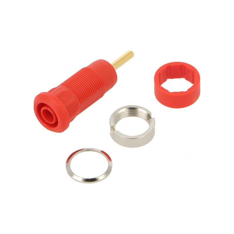 Soclu Banană 2mm Roșu Pe Panou | Electronic-mag.ro | Componente Electronice Soclu Banană 2mm Roșu Pe Panou | Electronic-mag.ro | Componente Electronice