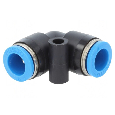 Racord Push-in 90° 8mm 0,95-6bar | Electronic-mag.ro | Componente Electronice