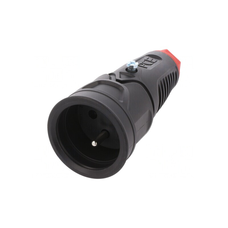 Conector de alimentare AC mamă 250V 16A pe cablu | Electronic-mag.ro | Componente Electronice