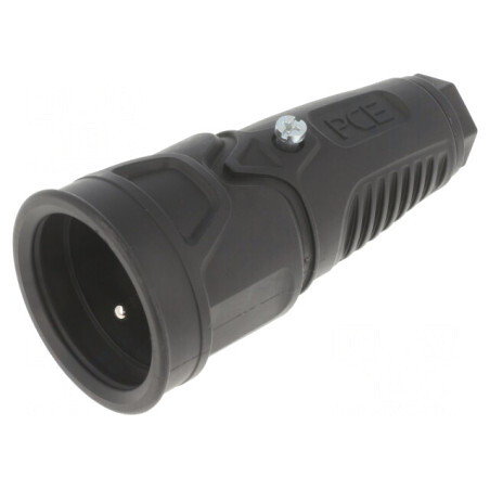 Conector alimentare AC mamă 250V 16A pe cablu | Electronic-mag.ro | Componente Electronice