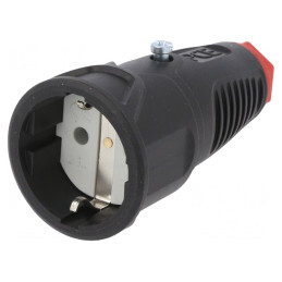 Conector Alimentare AC Mamă 2P PE 250V 16A pe Cablu | Electronic-mag.ro | Componente Electronice