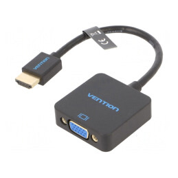 Adaptor HDMI la VGA 15pin 0.15m | Electronic-mag.ro | Componente Electronice