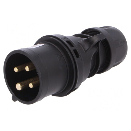 Conector alimentare trifazat 16A 400VAC IP44 | Electronic-mag.ro | Componente Electronice
