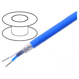 Cablu Albastru 1x2x20AWG Cu PVC 305m | Electronic-mag.ro | Componente Electronice