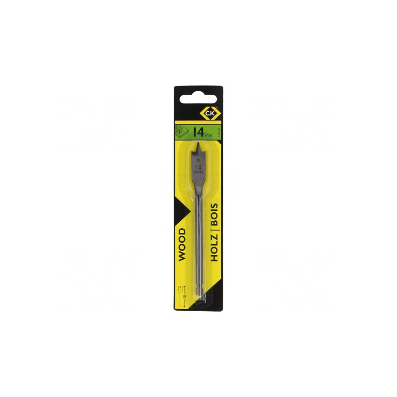 Burghiu Lemn 14mm HSS Flat 160mm | Electronic-mag.ro | Componente Electronice